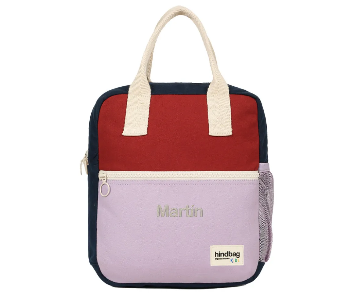 Mochila Preescolar Arthur Tricolor Terracotta Personalizable