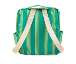 Mochila Preescolar Portamuñecos Rayas Green