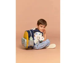 Mochila Preescolar Romy Tricolor Amarillo Romy Personalizable