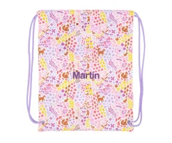 Mochila Saco Flower Garden Personalizable