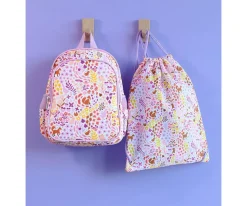Mochila Saco Flower Garden Personalizable
