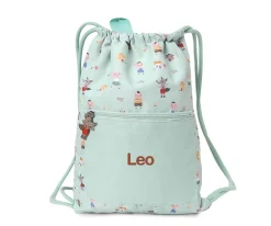 Mochila Saco Impermeable The Three Little Pigs Personalizable