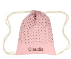 Mochila Saco Mini Star Pink Personalizable