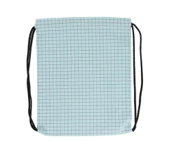 Mochila Saco Nordic Check Blue Personalizable