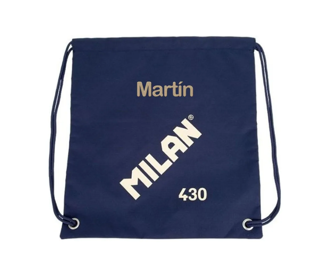 Mochila Saco Personalizable Colección 430 Since 1918 Azul Marino