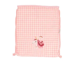 Mochila Saco Vichy Magical Unicorn Personalizable