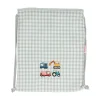 Mochila Saco Vichy Trucks Personalizable
