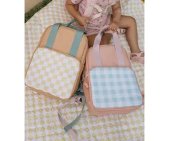 Mochila Scout Stripes Yellow Chess Personalizable