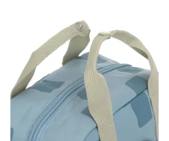 Mochila Square Pattern Party Blue / Green Personalizable