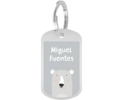 Mochila Trixie GRANDE Mr. Polar Bear con Llavero Personalizado