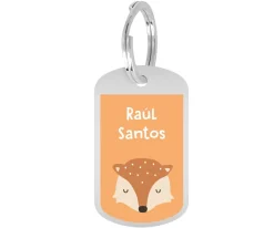 Mochila Trixie GRANDE Mr.Fox con Llavero Personalizado