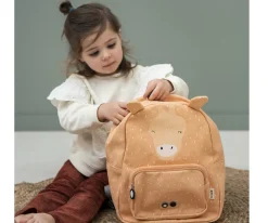 Mochila Trixie GRANDE Mrs. Giraffe con Llavero Personalizado