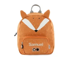 Mochila Trixie PEQUEÑA Mr. Fox con Llavero Personalizado