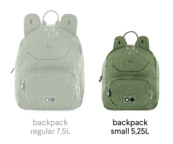 Mochila Trixie PEQUEÑA Mr. Frog con Llavero Personalizado
