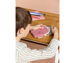 Monedero Infantil Billy Blush-Gris Metalizado