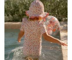 Mono de Baño Sunny Flowers Multicolor