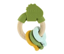 Mordedor de Actividades de Silicona y Madera Mr. Dino