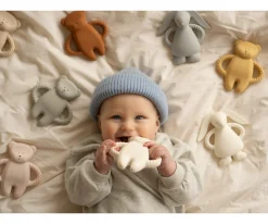 Mordedor de Caucho Natural Oso Capuccino