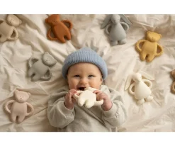 Mordedor de Caucho Natural Conejo Cream