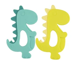 Mordedor de Silicona Dinosaurio Amarillo