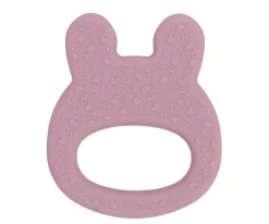 Mordedor Silicona Conejito Dusty Rose