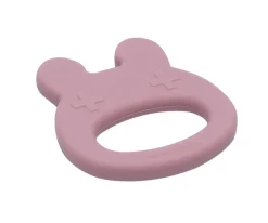 Mordedor Silicona Conejito Dusty Rose