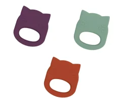 Mordedor Silicona Gato Plum