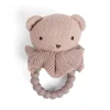 Mordedor y Sonajero Bear Soft Rose