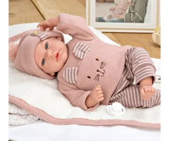 Muñeca con Peso Elegance Andie Rosa con Manta