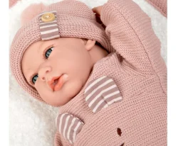 Muñeca con Peso Elegance Andie Rosa con Manta