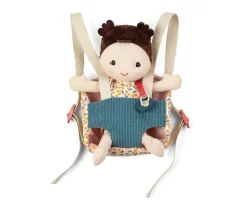 Muñeca de Tela Jeanne y Portabebé