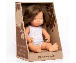 Muñeca Síndrome Down Caucásica 38cm