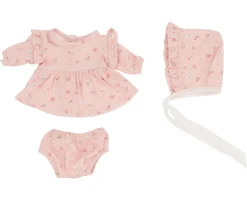 Muñeco Helena con Vestido y Gorrito Pink Flowers