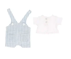 Muñeco Mateo con Peto Vichy Azul