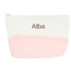 Neceser Infantil Rainbow Dots Rosa Personalizable
