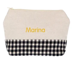 Neceser Infantil Vichy Negro Personalizable