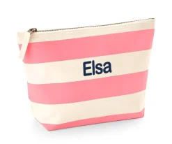Neceser Pequeño Nautical Natural-Pink Personalizable