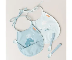 Pack 2 Baberos Pocket Elphee Blue