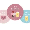 Pack 3 chapas Personalizadas Sugary