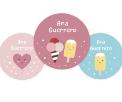 Pack 3 chapas Personalizadas Sugary