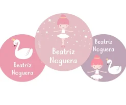Pack 3 chapas Personalizadas Bailarina