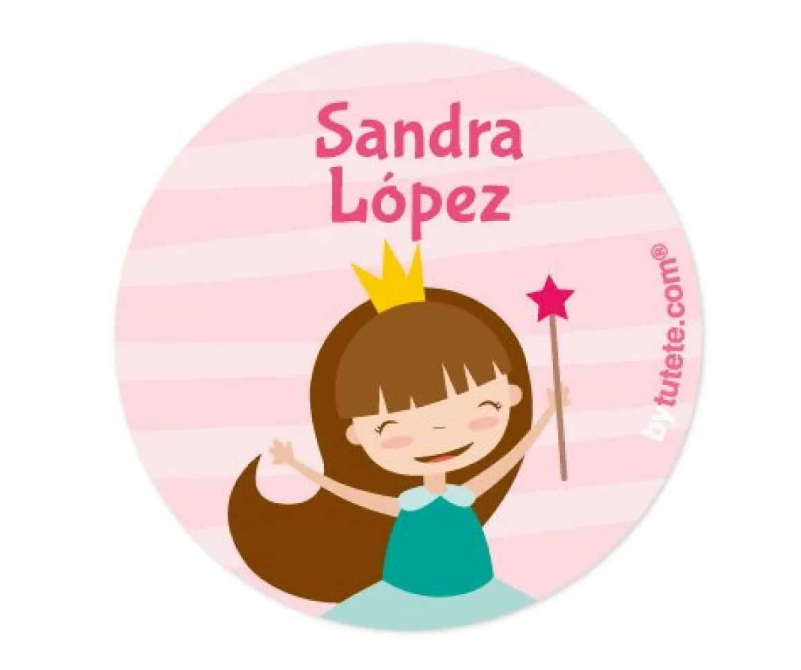 Pack 3 chapas Personalizadas Princesa