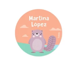 Pack 3 chapas Personalizadas Animales de Bosque