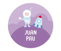 Pack 3 chapas Personalizadas Astronauta