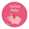 Pack 3 chapas Personalizadas Cerdita