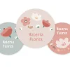 Pack 3 chapas Personalizadas Little Garden
