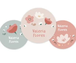 Pack 3 chapas Personalizadas Little Garden