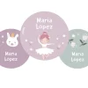 Pack 3 chapas Personalizadas Ballet