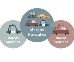 Pack 3 chapas Personalizadas Vintage Cars