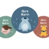 Pack 3 chapas Personalizadas Little Monsters